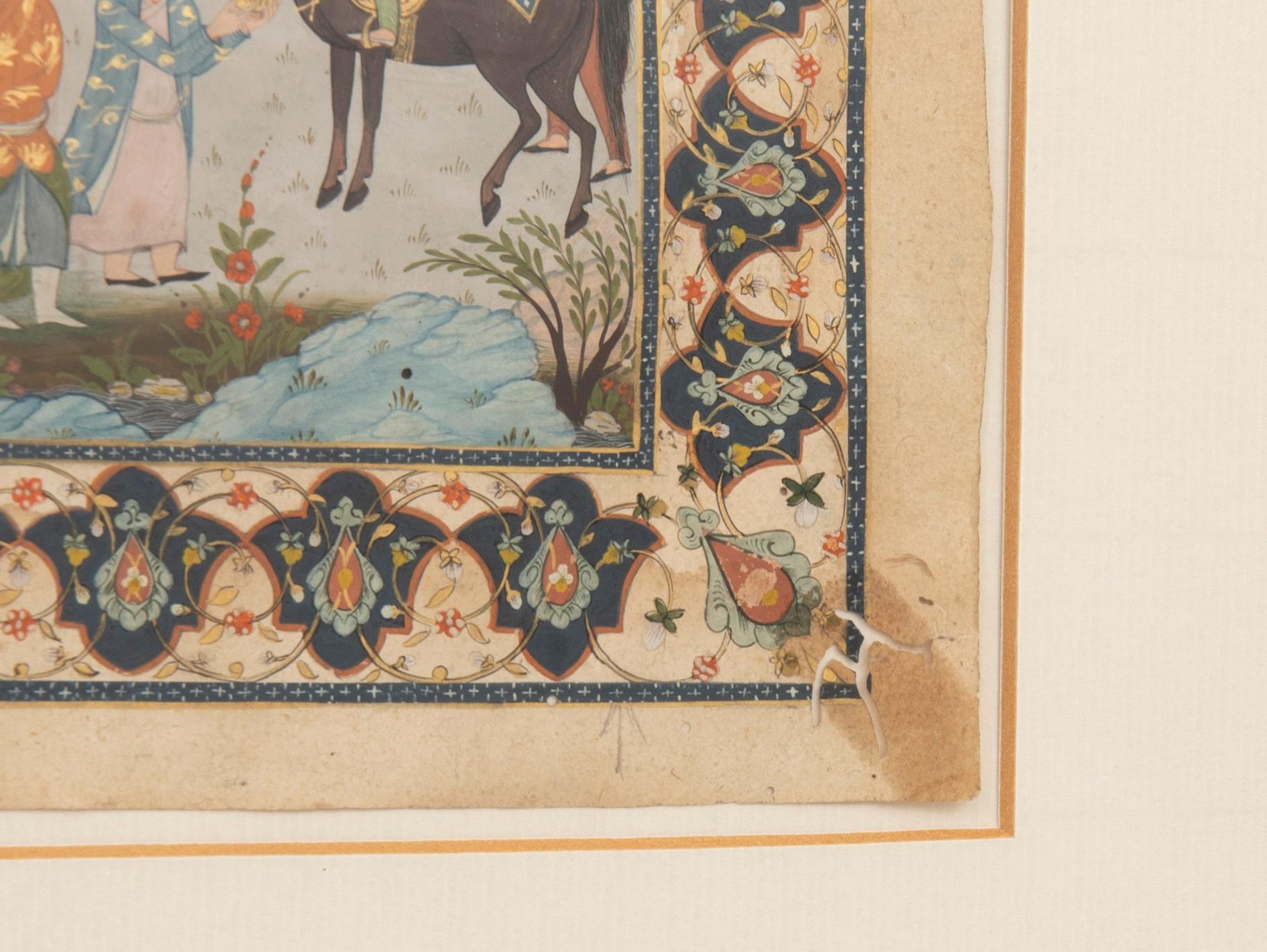 Book illustration India/Persia 19th/20th century.