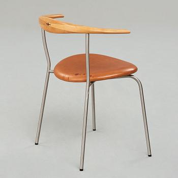 HANS J WEGNER, stol, modell "JH 701", Johannes Hansen, Danmark, 1960-70-tal.