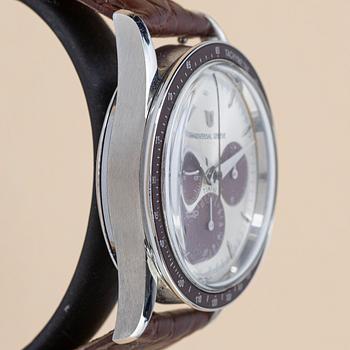 Universal Geneve, Compax 1950, "Baby Nina", "Burgundy", ca 1990.