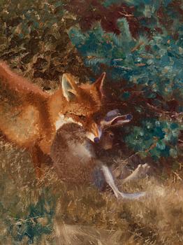 Bruno Liljefors, BRUNO LILJEFORS, oil on canvas, signed Bruno Liljefors and dated 1913.