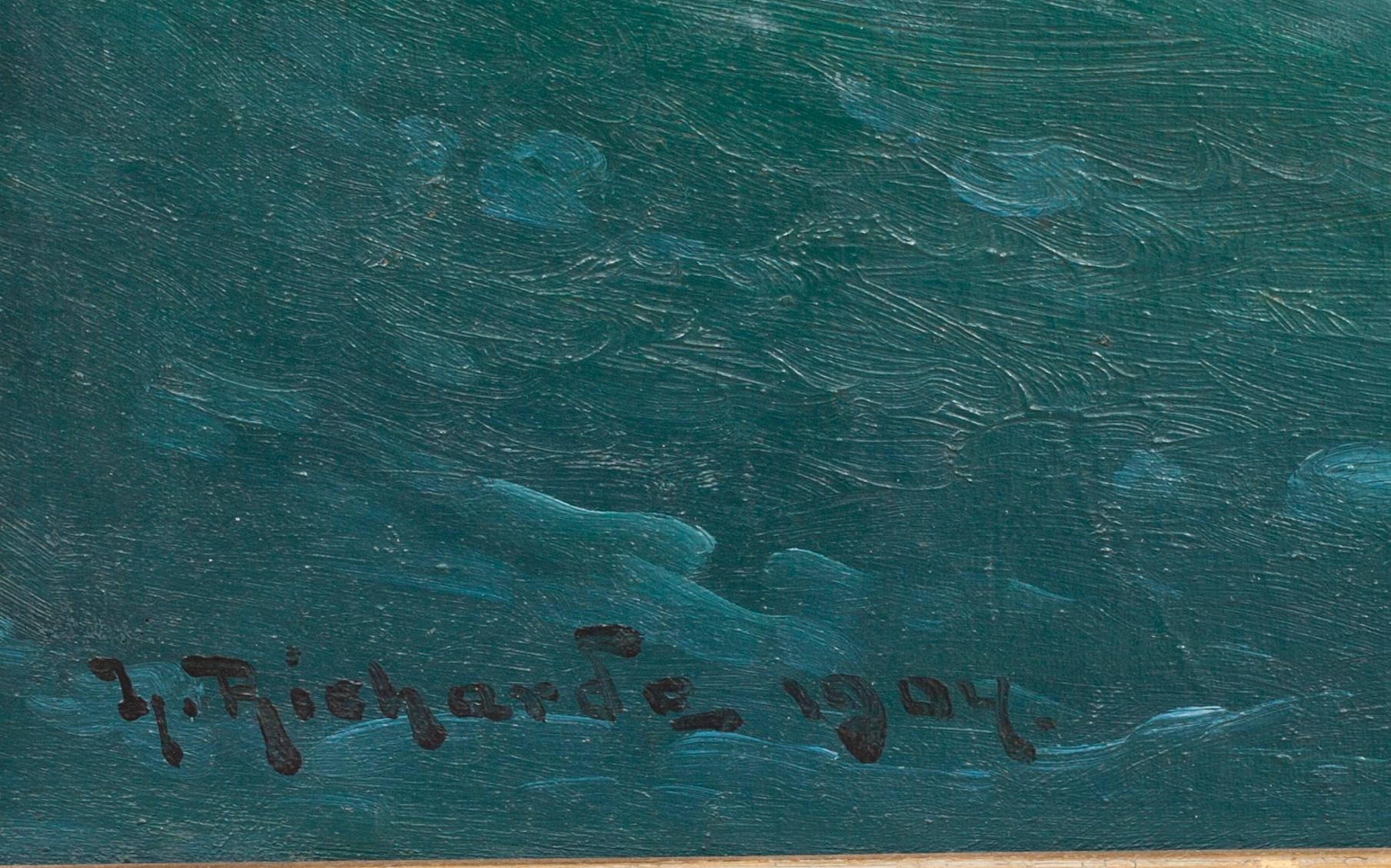 LUDVIG RICHARDE, olja på duk. Signerad och daterad 1904.