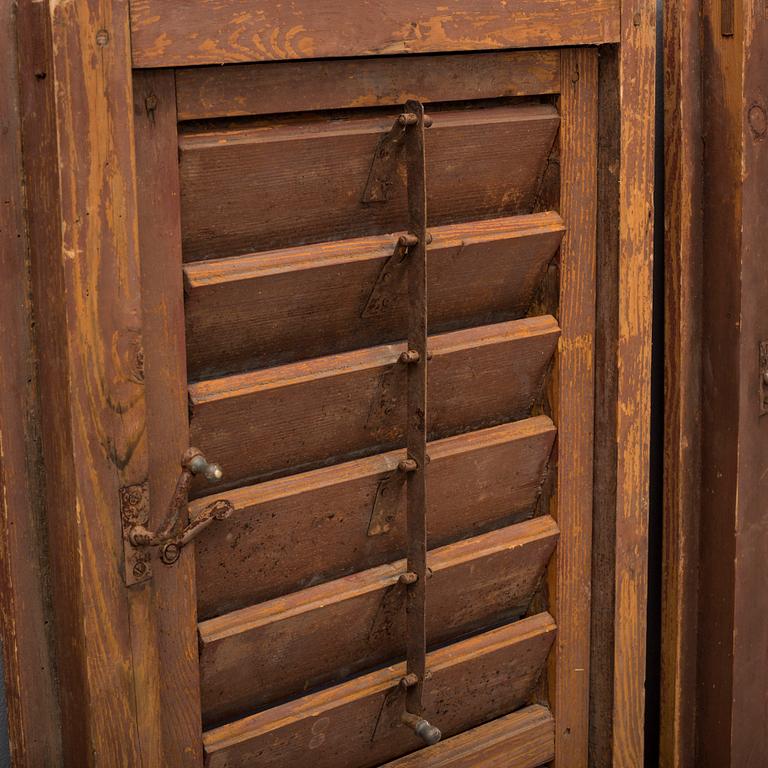 TWO SHUTTERS, probably France, 20th century.