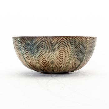 An Axel Salto Royal Copenhagen stoneware bowl alter part of the 20th century.