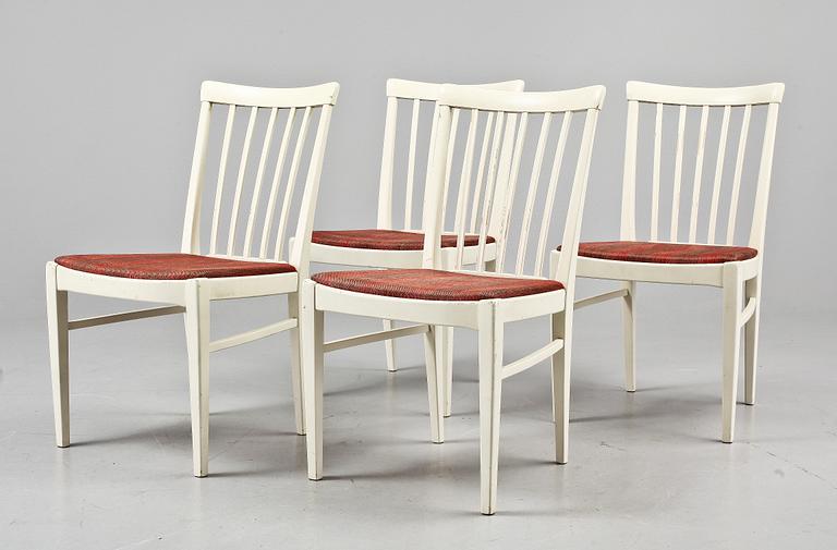 STOLAR, 4 st, "Herrgården", Carl Malmsten, 1900-talets mitt.