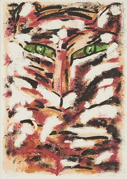 Madeleine Pyk, lithograph in colours, signed 95/230.