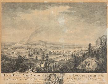Jacob Gillberg, "Hans Kongl. Majts Ankomst til Loka den 2 Julii 1762.