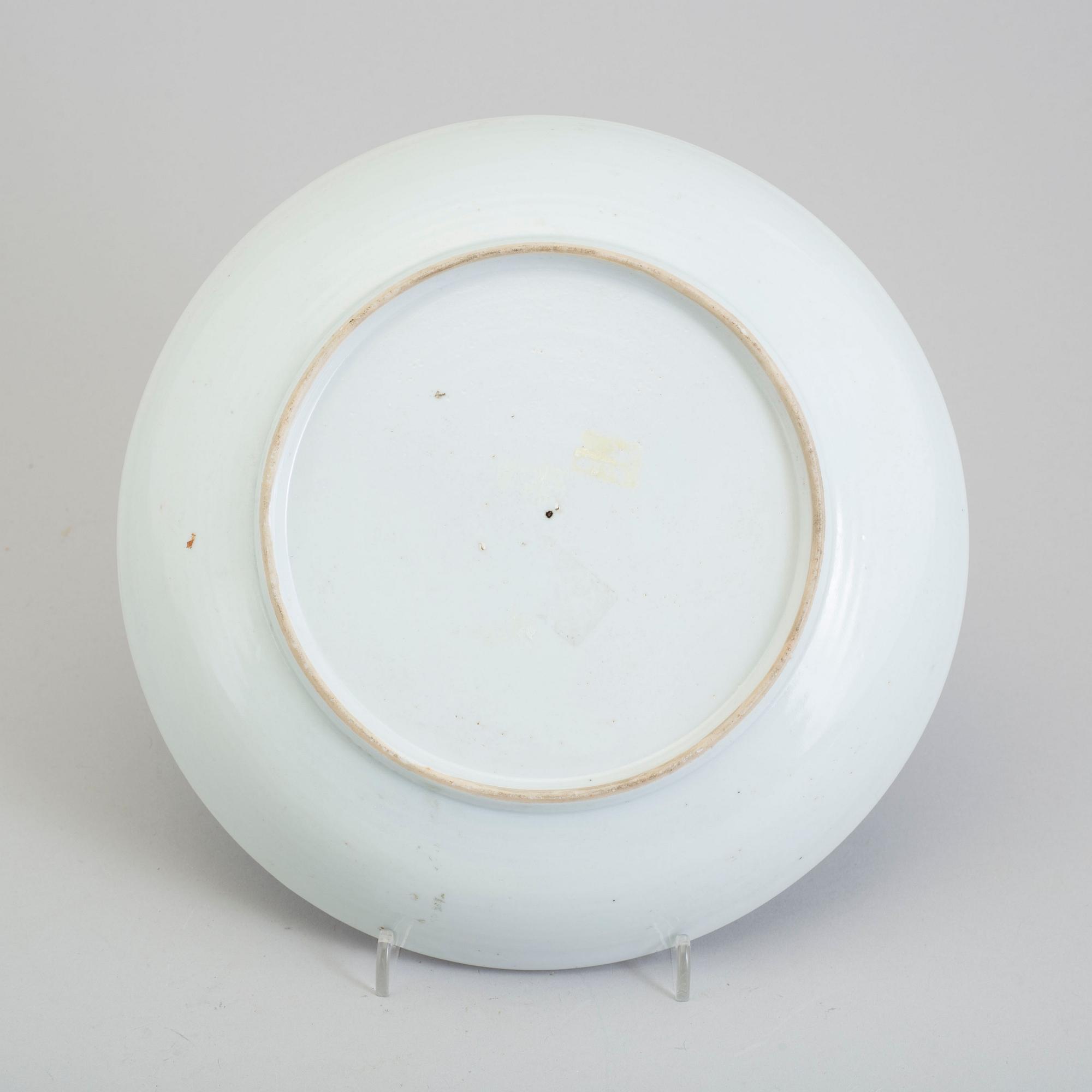 A 'bianco sopra bianco' dish, Qing dynasty, Qianlong (1736-95).