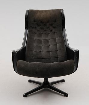 FÅTÖLJ, "Galaxy", Alf Svensson & Yngvar Sandström, Dux, 1970-tal.