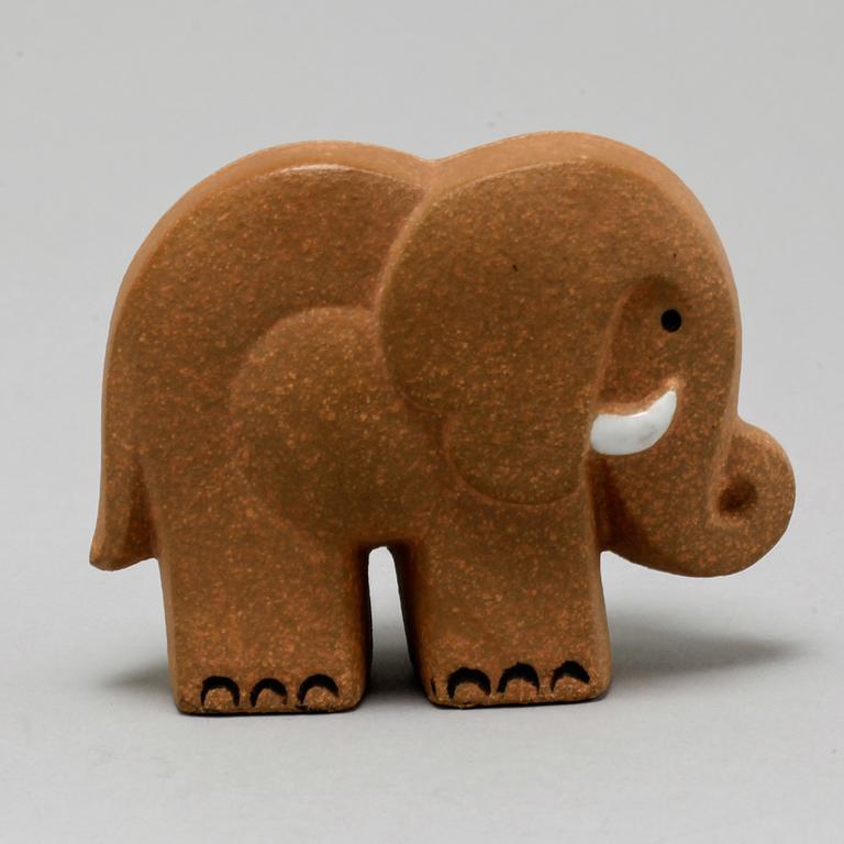 LISA LARSON, figuriner, 3 st, stengods, Gustavsberg, 1900-talets andra hälft.