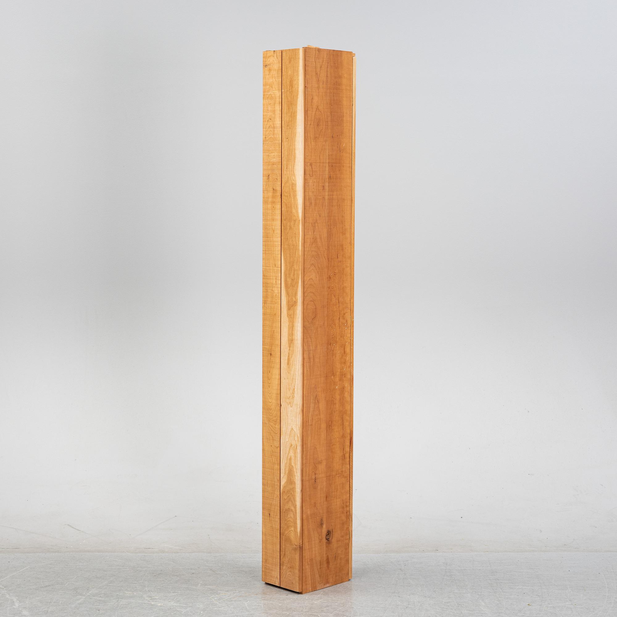 A 'Solitär' mahogany cabinet by John Kandell for Källemo, designed 1981.