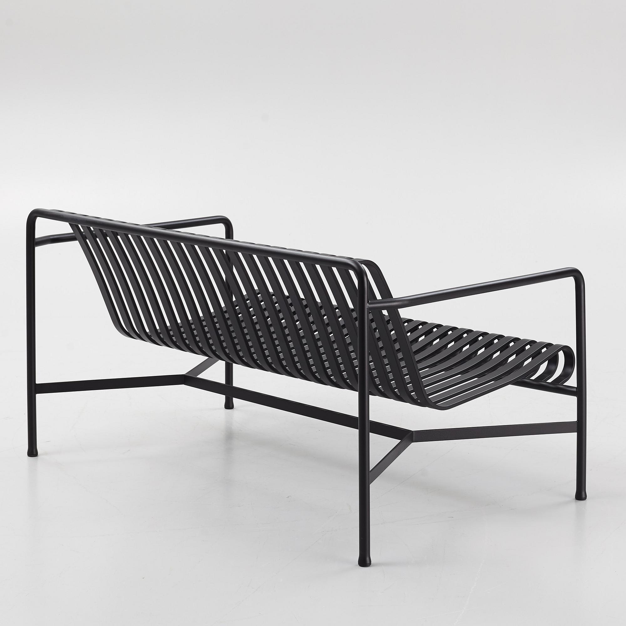 Ronan & Erwan Bouroullec, trädgårdssoffa, "Palissade", HAY, Danmark.