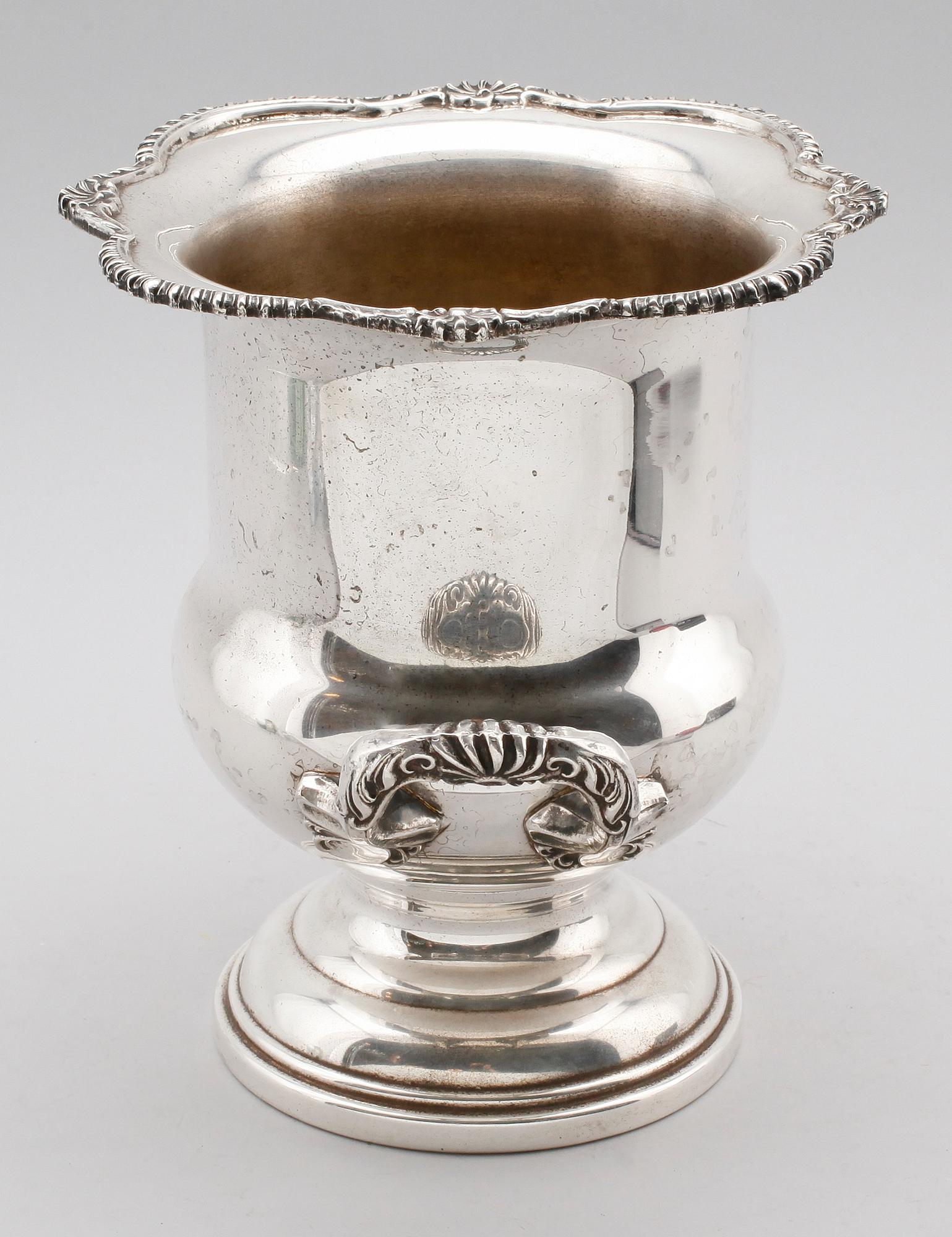 CHAMPAGNEKYLARE, nysilver, Viners, England, 1900-talets första hälft.