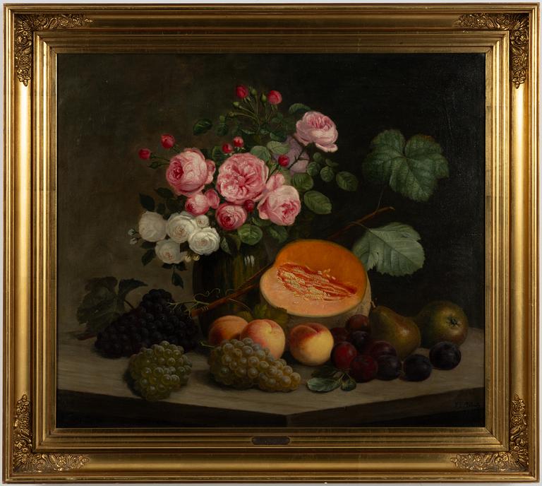 Emil C Ulnitz, Flower Still Life.