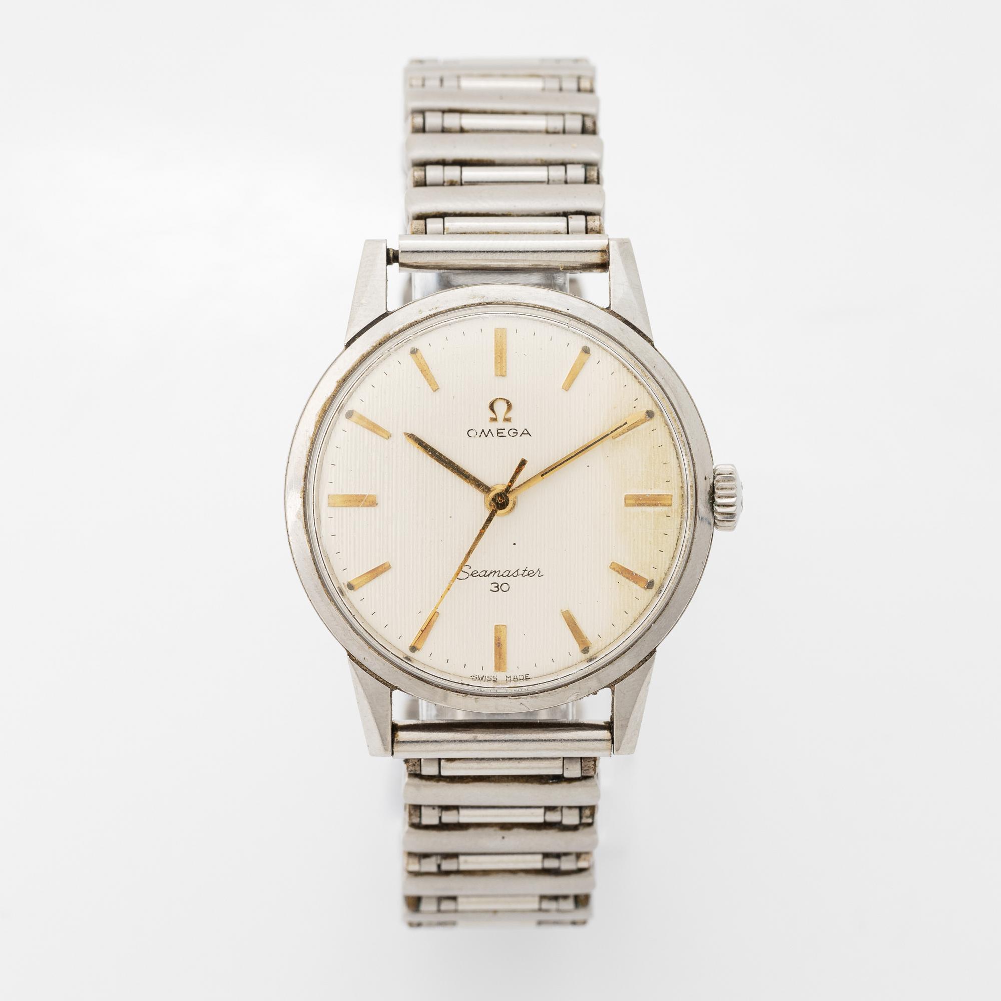 Omega, Seamaster 30, armbandsur, 35 mm.