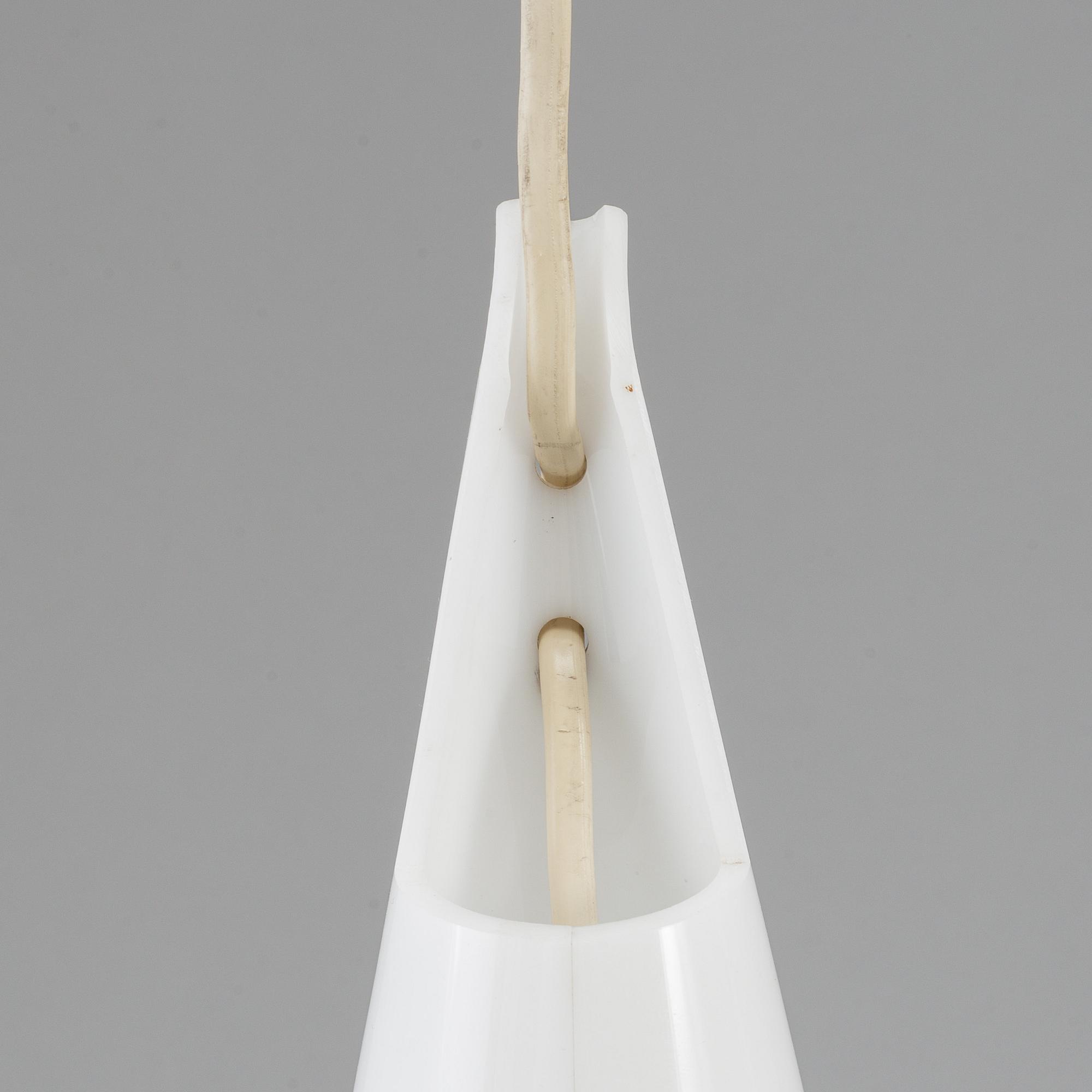 HANS BERGSTRÖM, two ceiling lights, Ateljé Lyktan. Second half of the 20th century.