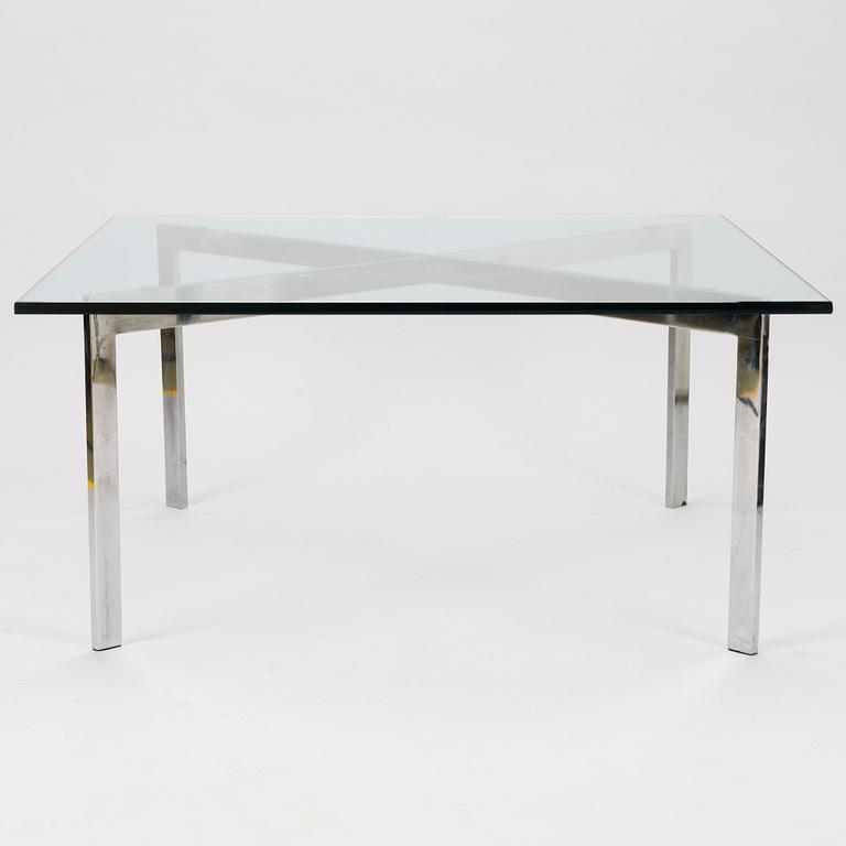 LUDWIG MIES VAN DER ROHE,  soffbord, "Barcelona", Knoll för Artek tidigt 1960-tal.