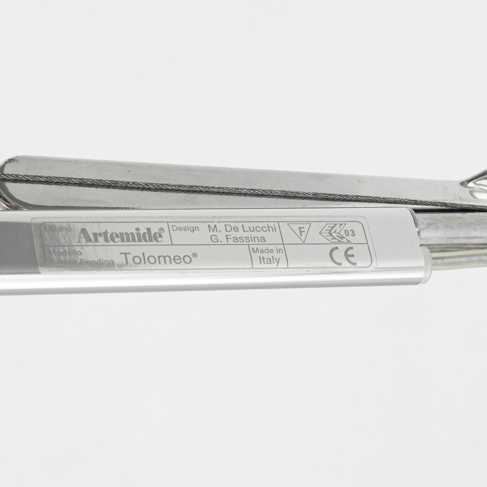 Michele De Lucchi & Giancarlo Fassina, taklampa, "Tolomeo", Artemide, Italien.