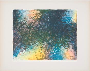 KARL AXEL PEHRSON, mapp med 10 färglitografier, "Naturspel", sign o numr.