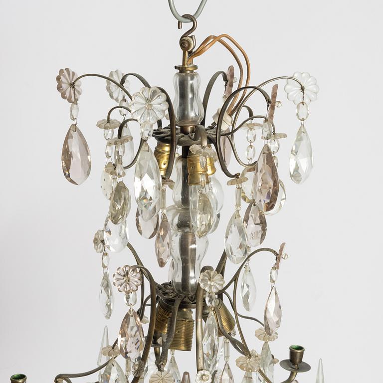 Chandelier, Baroque style, early 20th century.