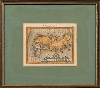 KARTOR, 3 st, etsningar, 1700-/1800-tal.