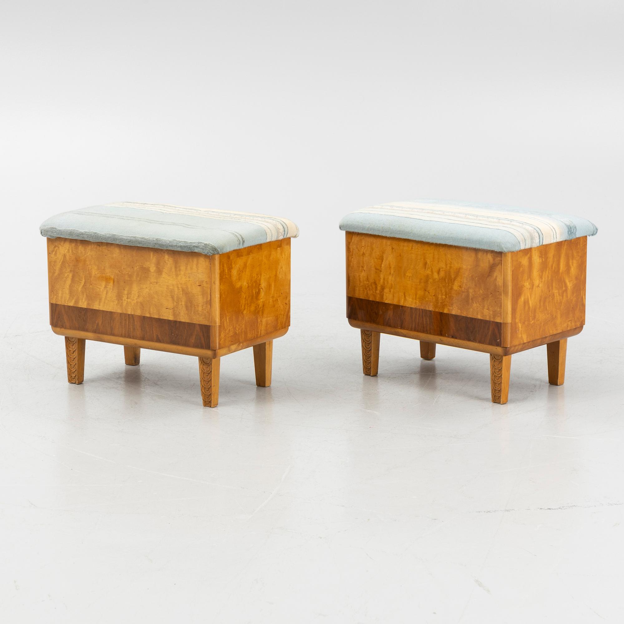 Pallar, ett par, 1930/40-tal.