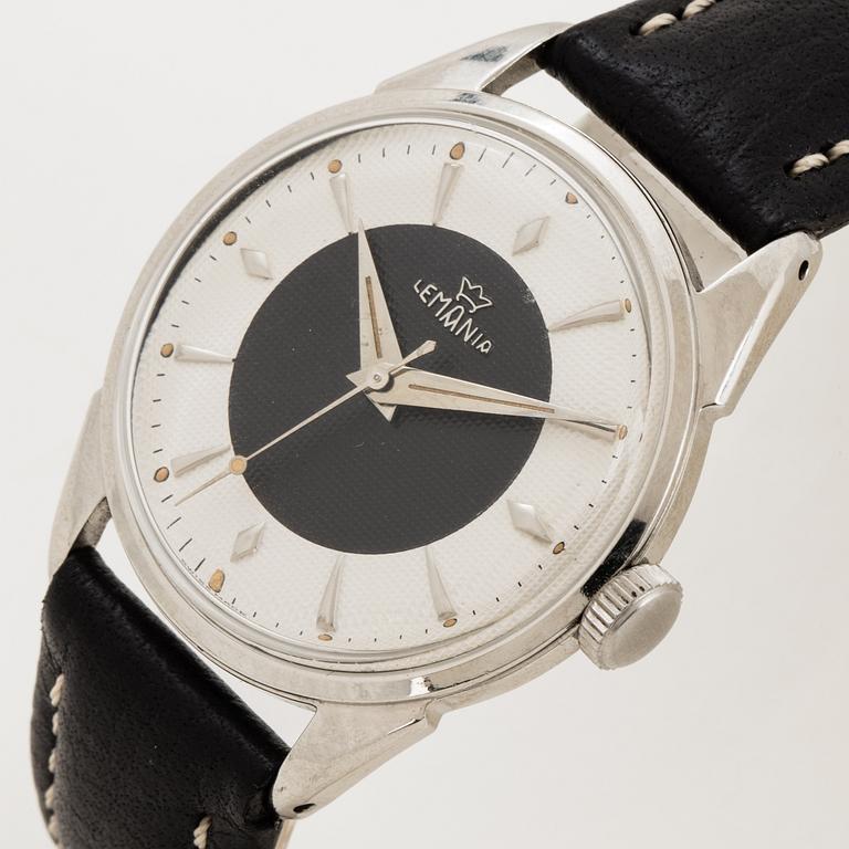 Lemania, wristwatch, 34 mm.