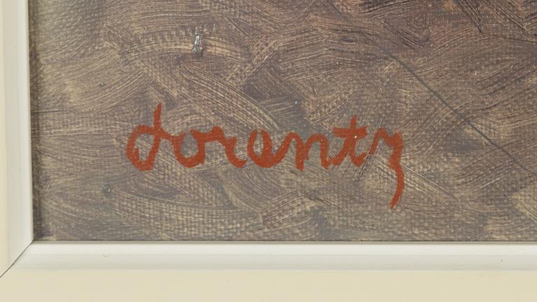 Waldemar Lorentzon, olja på duk, signerad, daterad a tergo 1951.