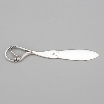 GEORG JENSEN, letter opener , silver , Copenhagen, 1926. Tot weight of 25 grams.