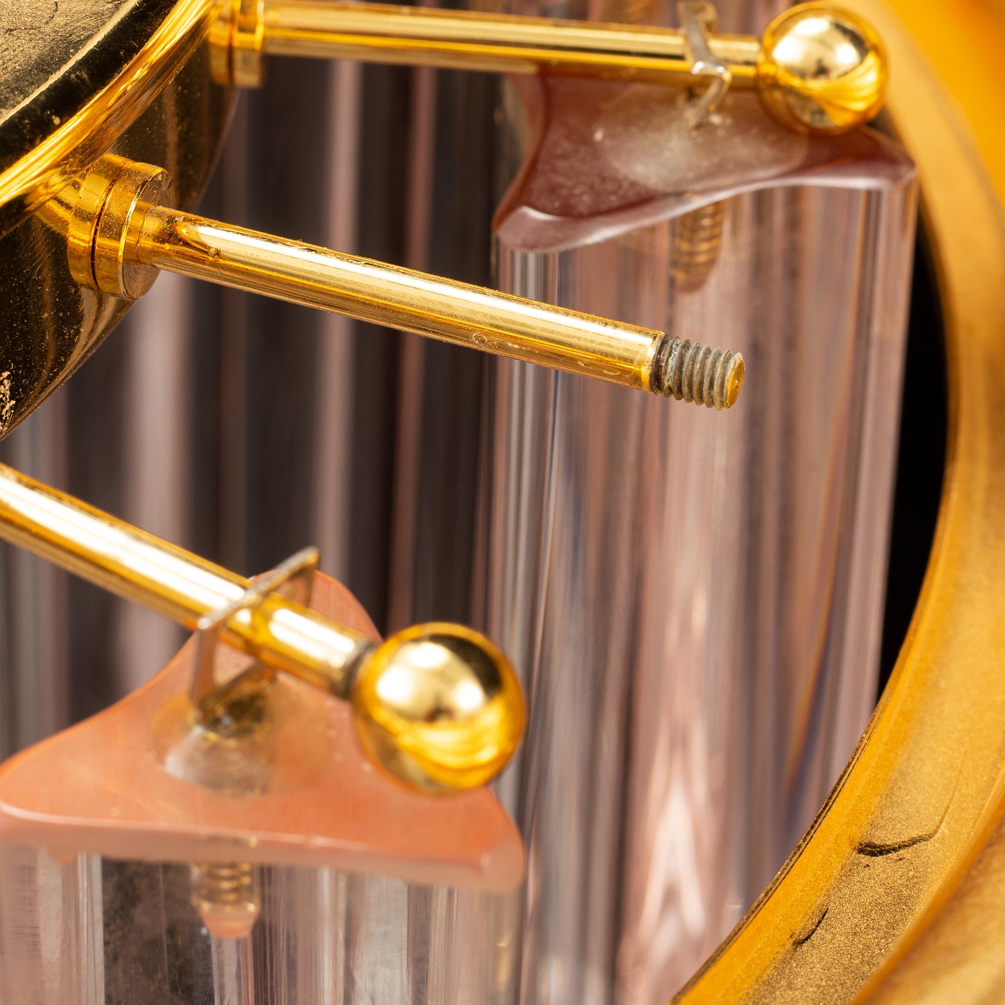 A pair of late 20th century Italian glass ceiling lights.