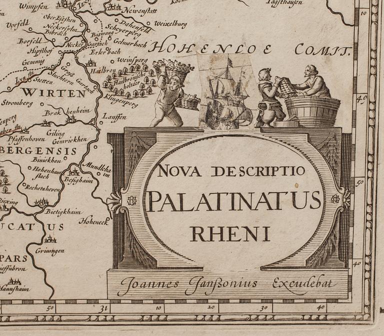 KARTOR, 10 st, tyska stater. 1600-tal.