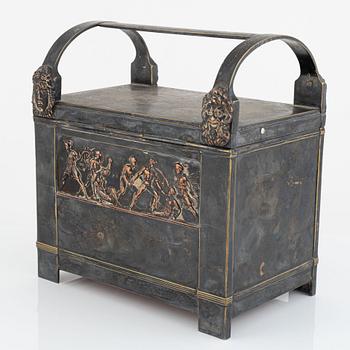 Jewellery box, WMF (Württembergische Metallwarenfabrik), circa 1910.