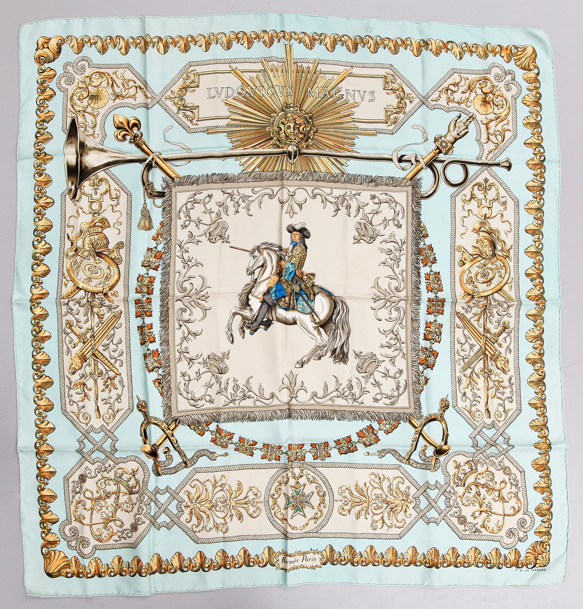 SCARF,  "Ludovicus Magnus", Hermès.
