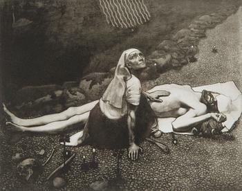 Akseli Gallen-Kallela, "Lemminkäisen äiti".