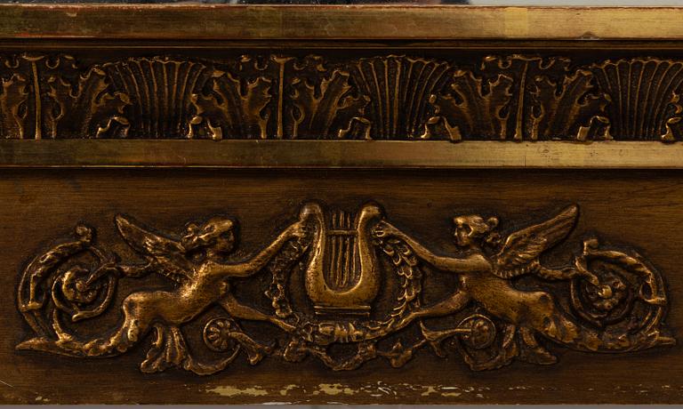 An Empire style mirror, 20th century.