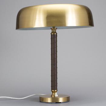 BORDSLAMPA, mässing, omkring 1900-talets mitt.