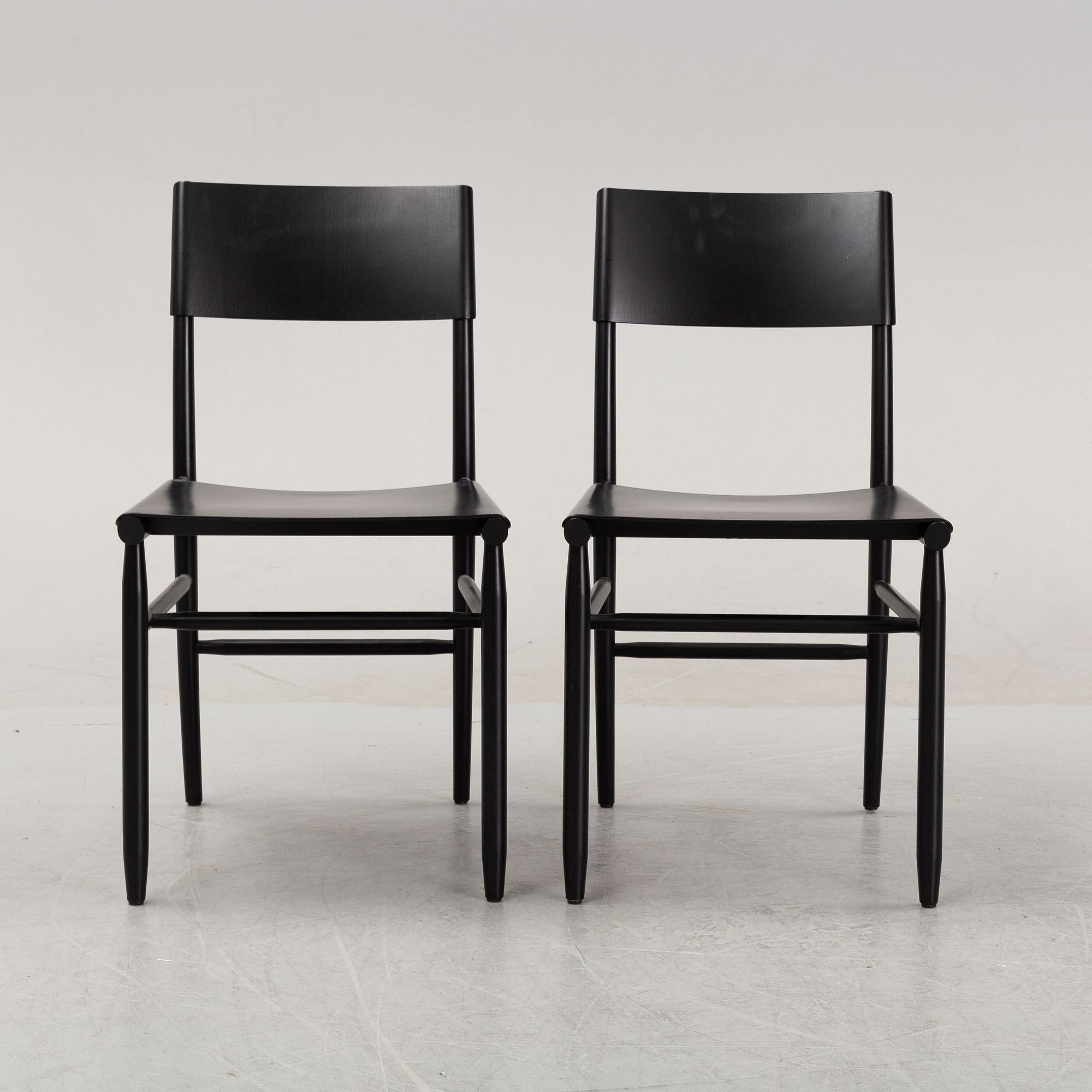 David Ericsson, a set of six 'Madonna' chairs from Gärsnäs, 2018.