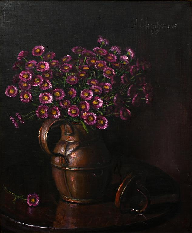 JOHNNY OPPENHEIMER, olja på duk, sign o dat- 88.