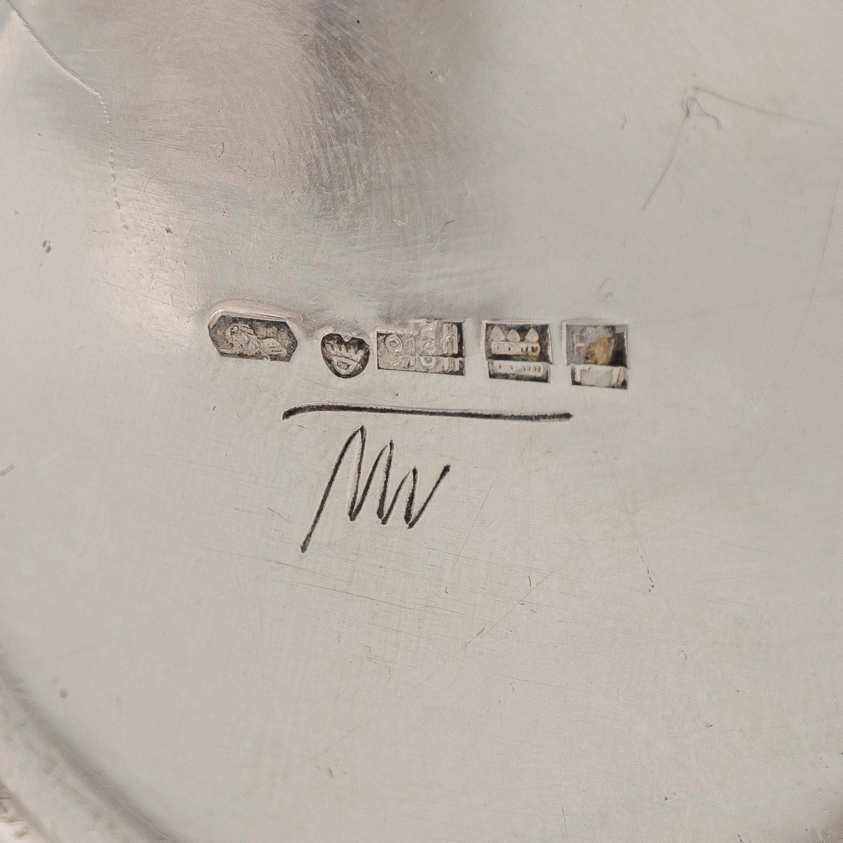 Tapio Wirkkala, a silver and teak cream jug and sugar bowl, Kultakeskus, Hämeenlinna 1959.