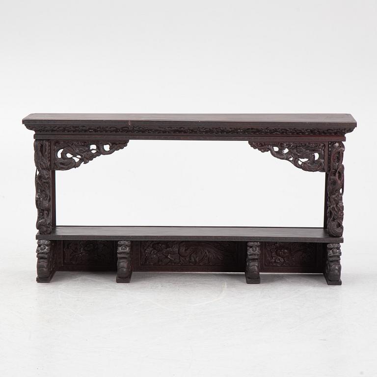 Shelf/side table, China, 20th Century.
