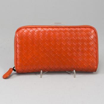 BOTTEGA VENETA, a leather wallet.