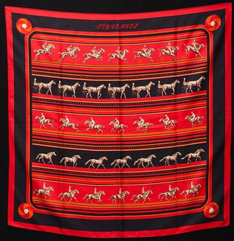 SCARF, "Equestrian Horses", Hermès.