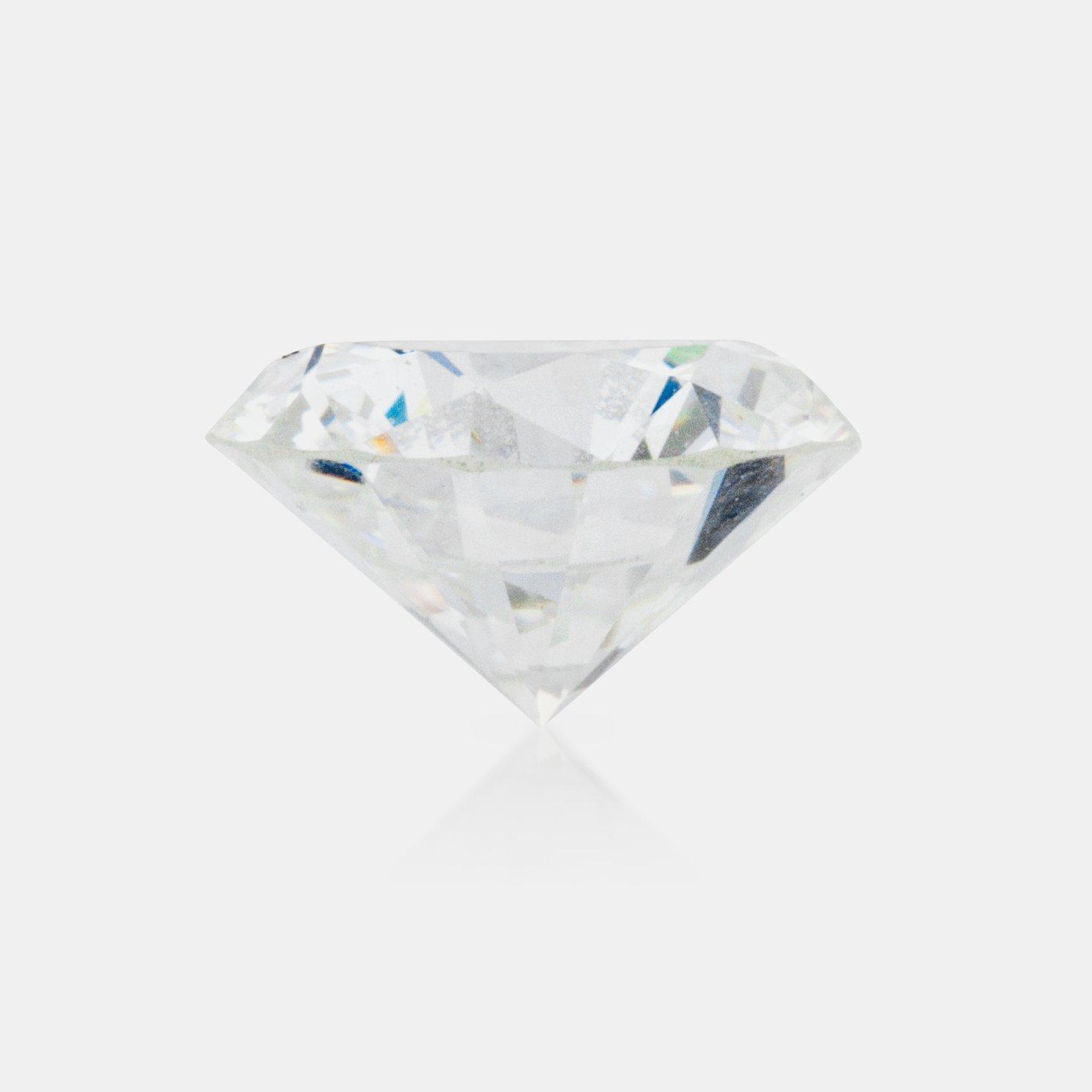 DIAMANT, oinfattad, briljantslipad, 1.08 ct, TW/IF enligt certifikat från Diamexpertise.