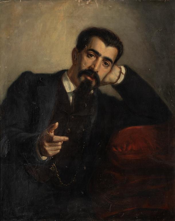 Nils Forsberg, Male portrait.