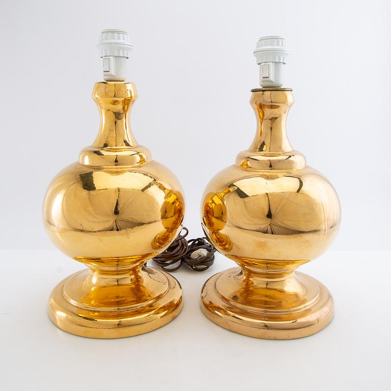 Table lamps, 2 pcs, Miranda, later part of the 20th century.