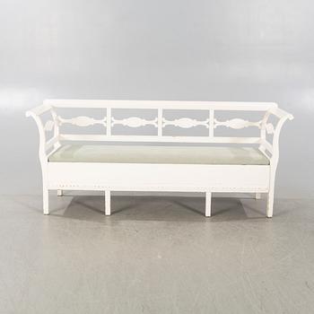 A painted late 19th century painted sofa.