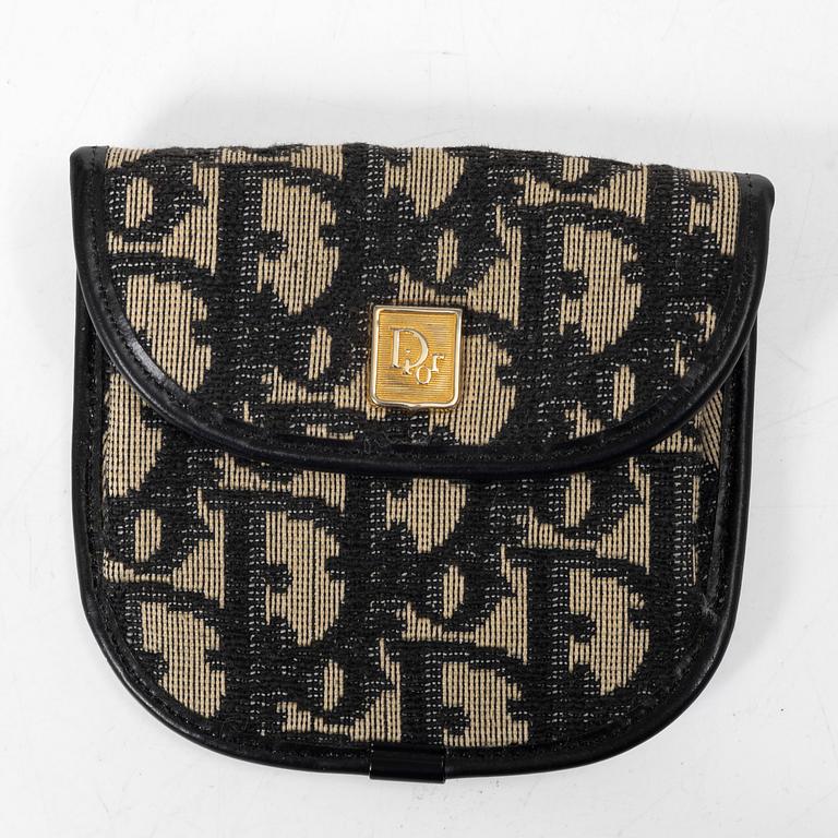 Christian Dior, väska samt portmonnä, vintage.