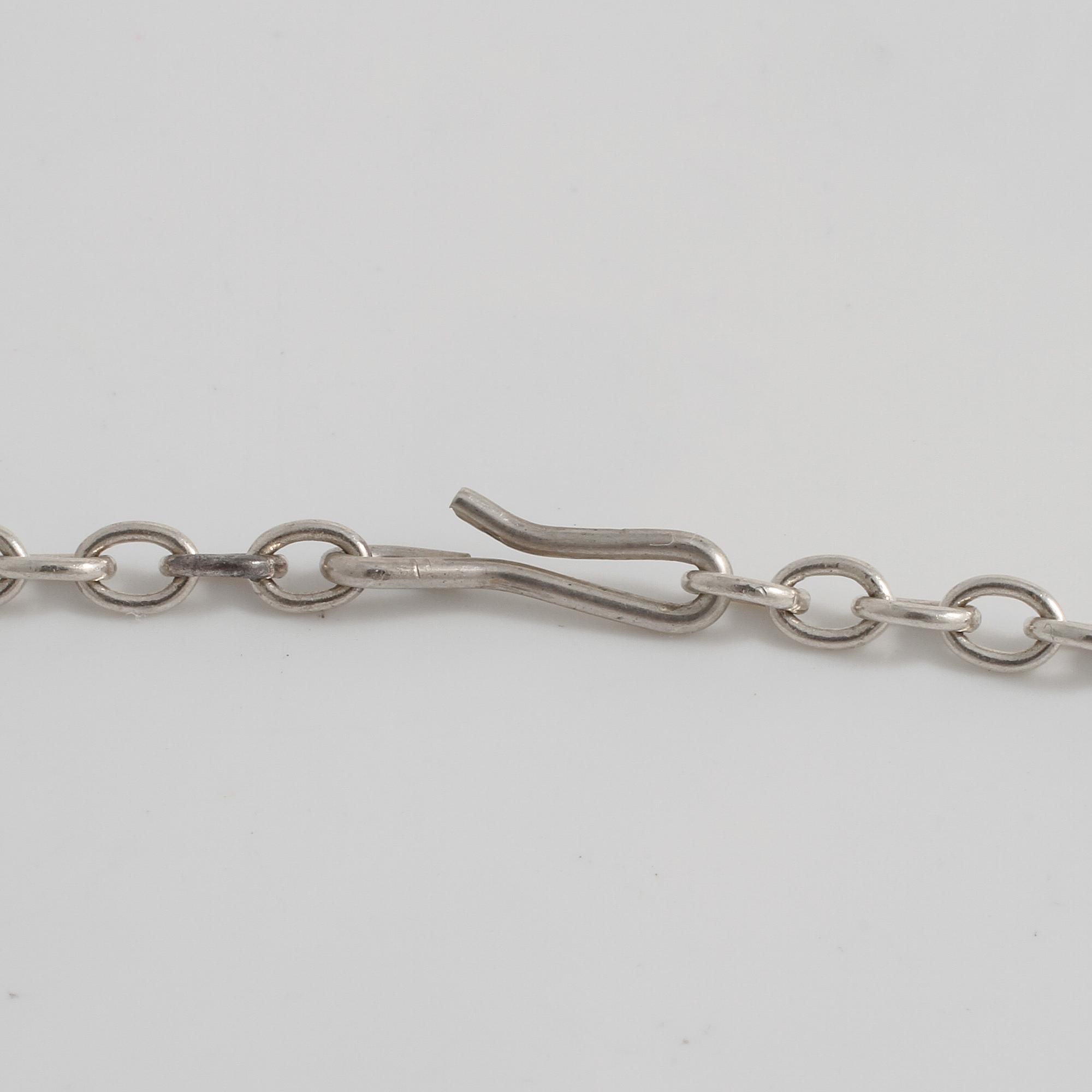 JORMA LAINE, Turku, Finland, 1973, a facet cut rock crystal pendant.