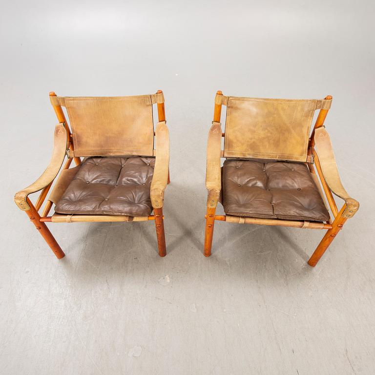 Arne Norell, armchairs, a pair, "Sirocco", Norell Möbler, designed in 1964.
