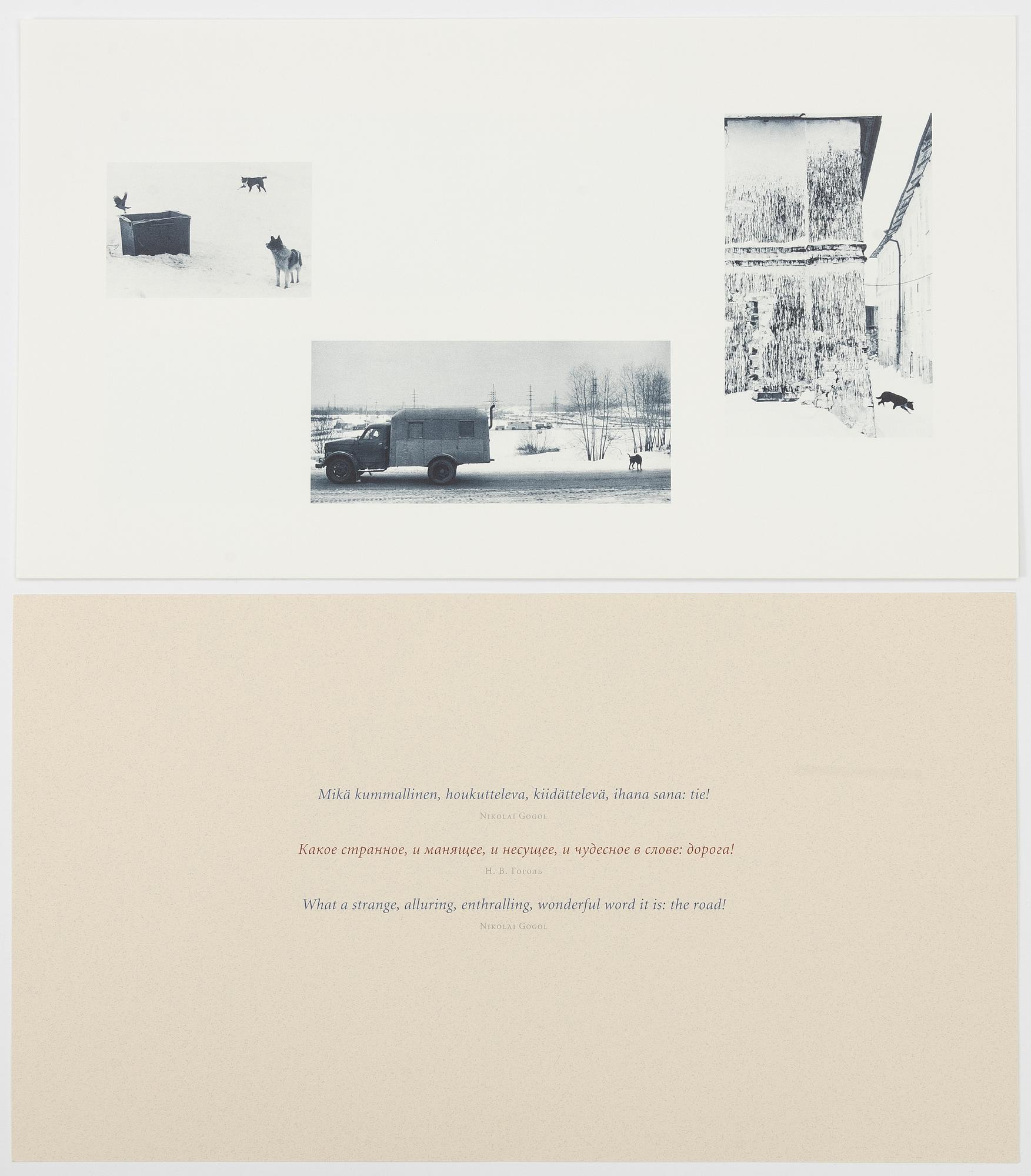 Pentti Sammallahti, "The Russian Way".