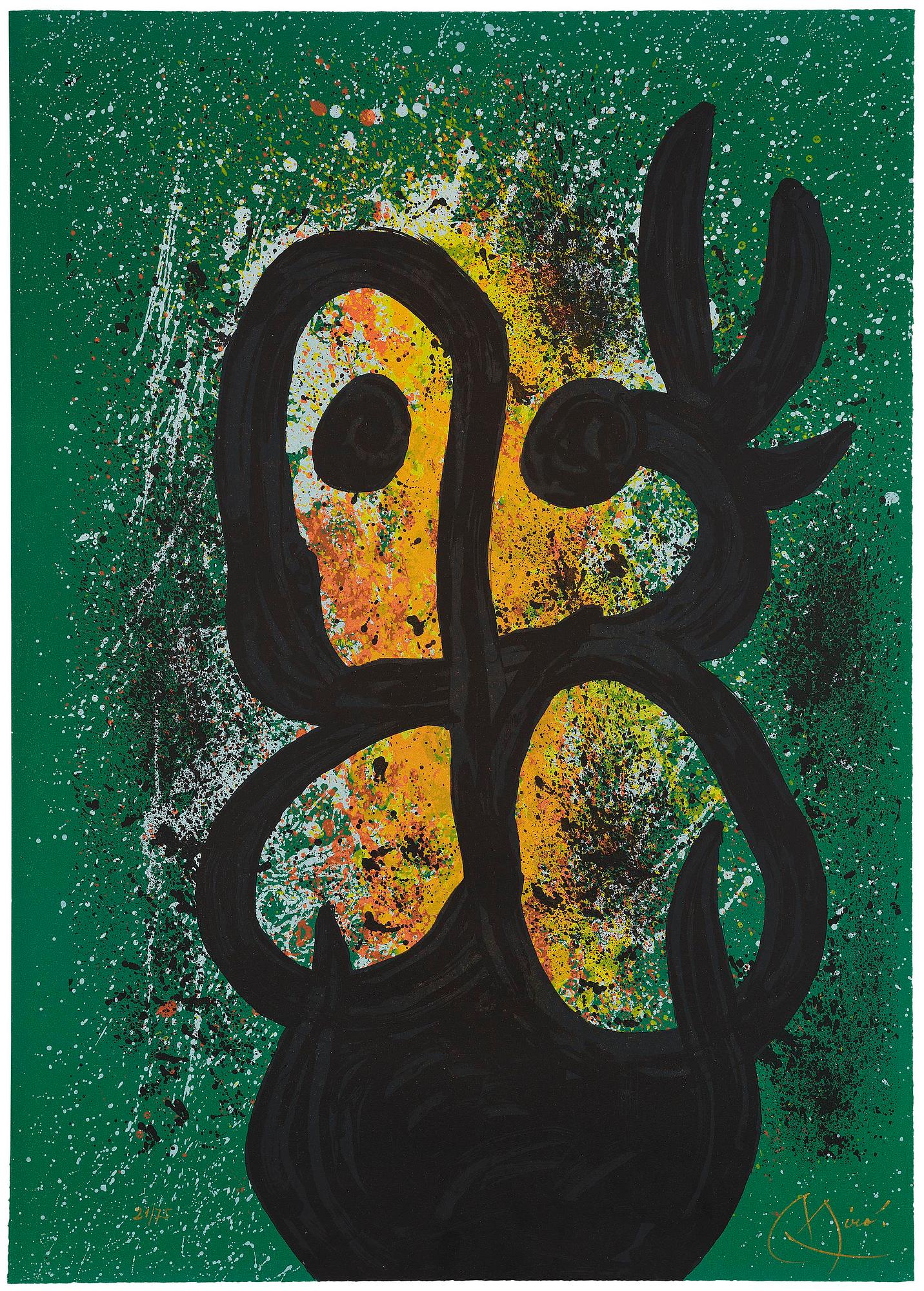 Joan Miró, "Femme avec une Colombe".